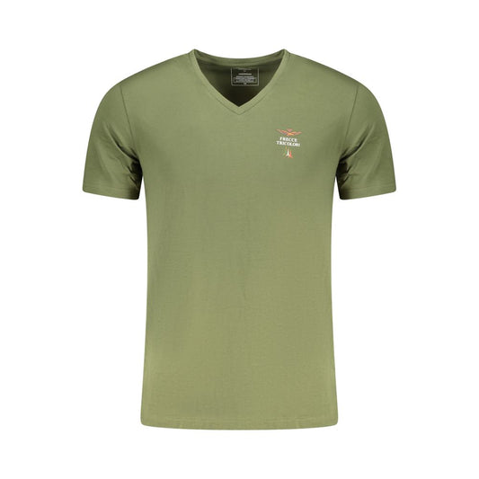 Aeronautica Militare Verde Cotton Men's T-Shirt - ClickThatClicks 