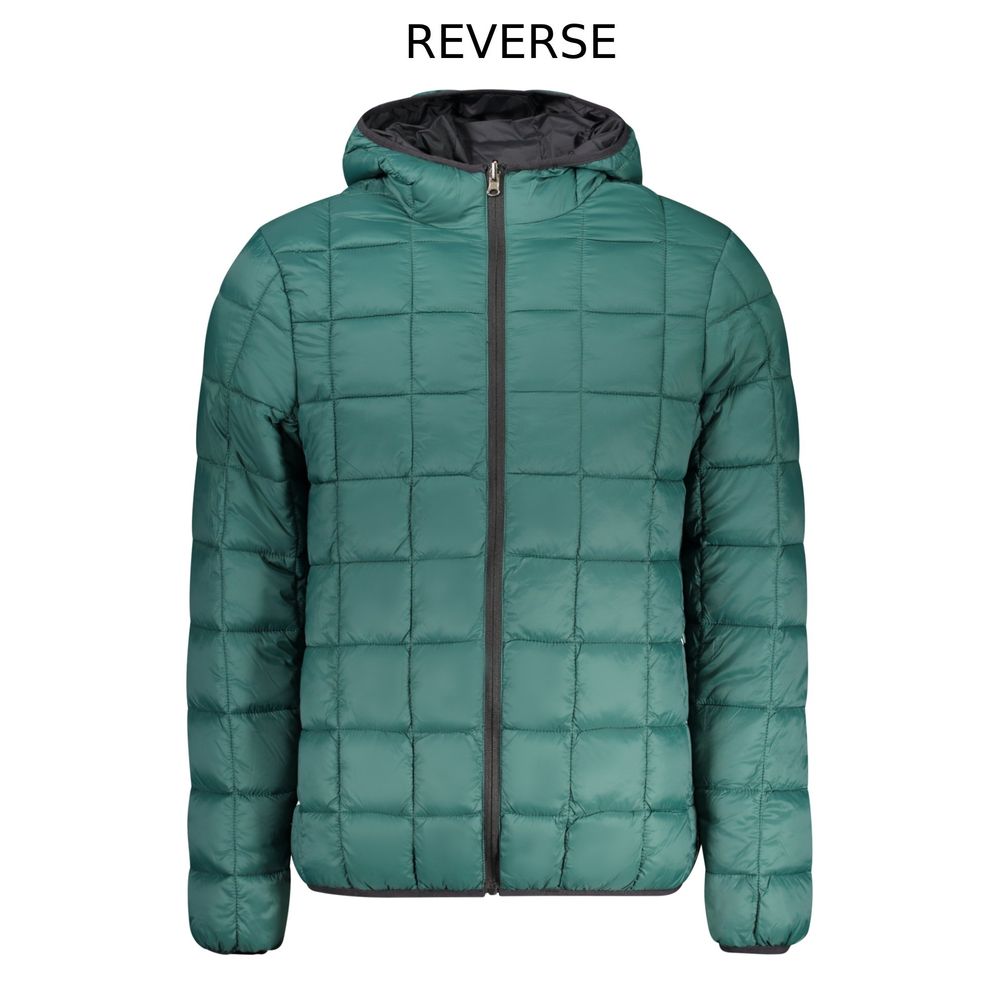 Norway 1963 Black Polyester Men's Reversible Jacket - ClickThatClicks 