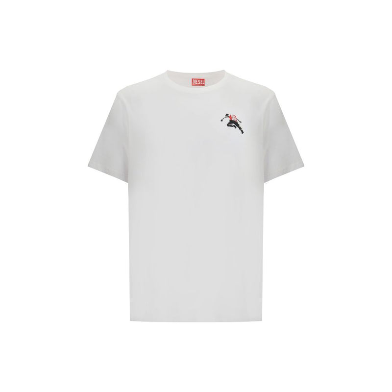 Diesel White Cotton T-Shirt