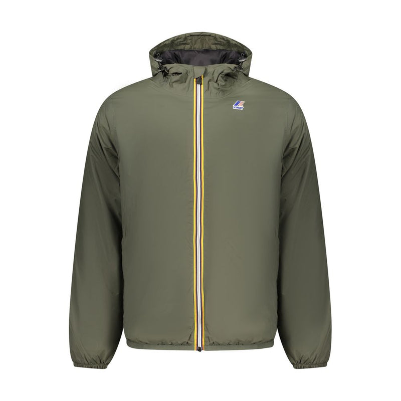 K-WAY Green Polyamide Men Jacket