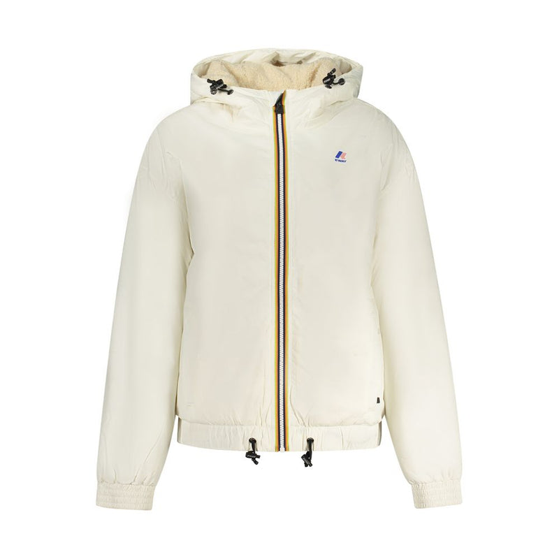 K-WAY White Polyamide Women's Jacket