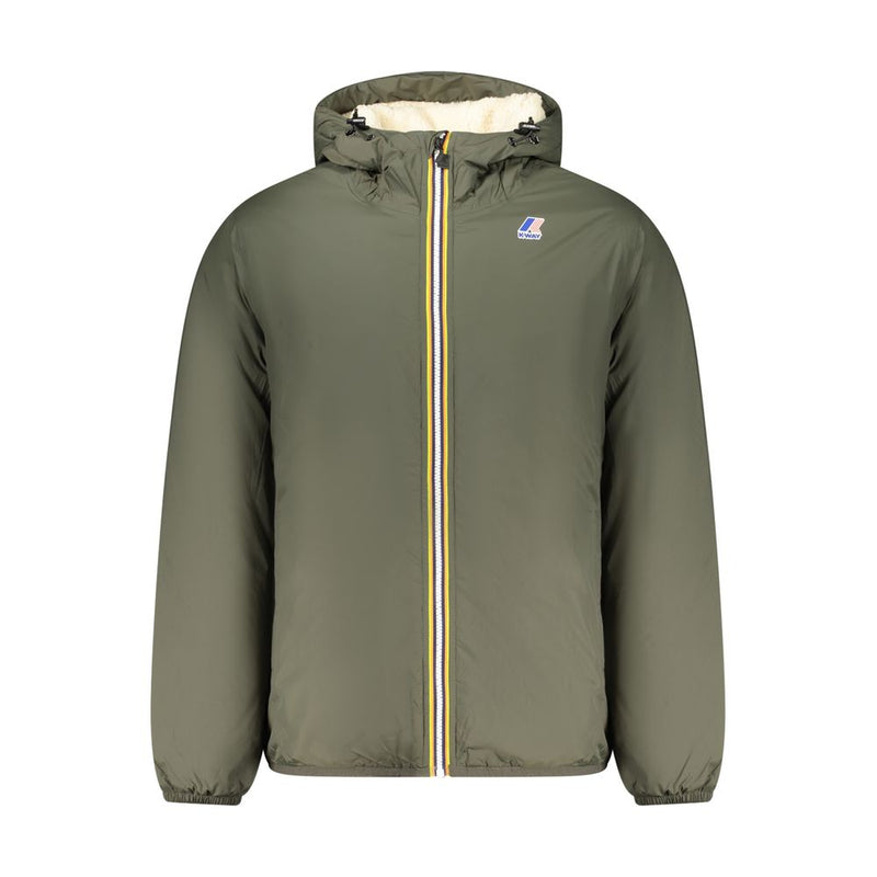 K-WAY Green Polyamide Men Jacket