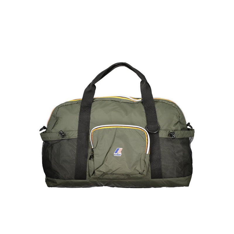 K-WAY Green Polyamide Unisex Handbag