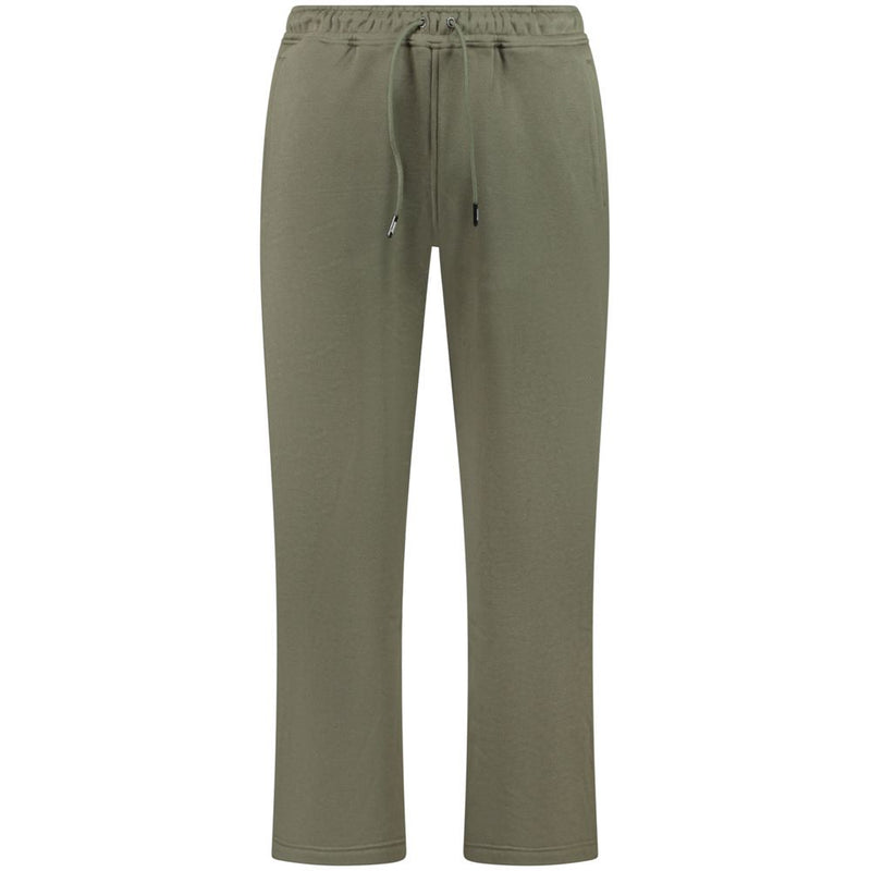 K-WAY Green Cotton Men Trouser