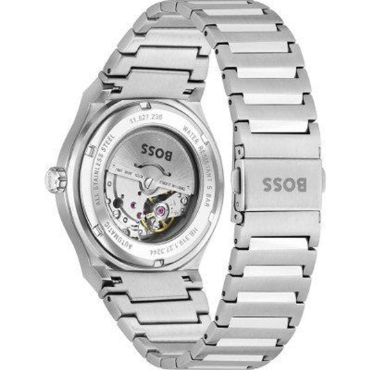 Hugo Boss Gray Stainless Steel Dress Watch - ClickThatClicks 