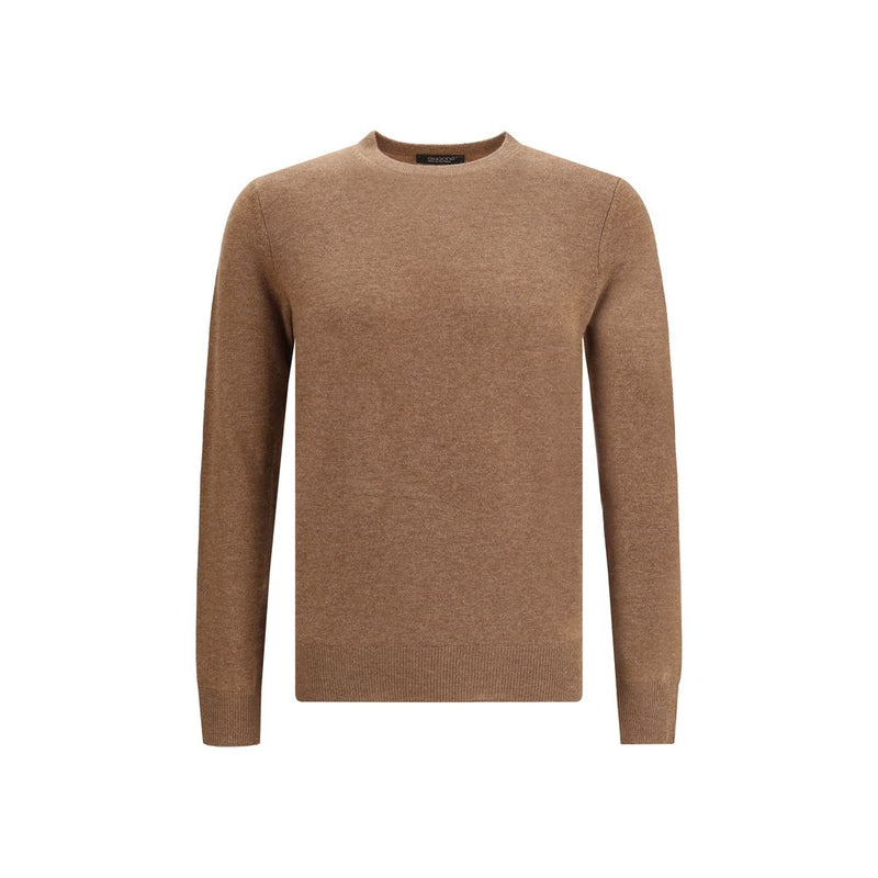 Aragona Cashmere Brown Merino Wool Sweatshirt