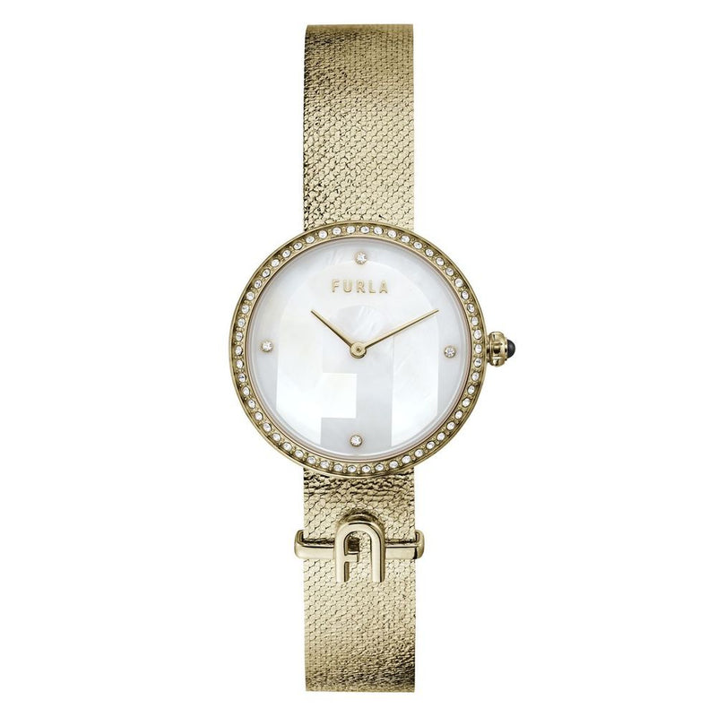 Furla Gold Stainless Steel Dress Watch