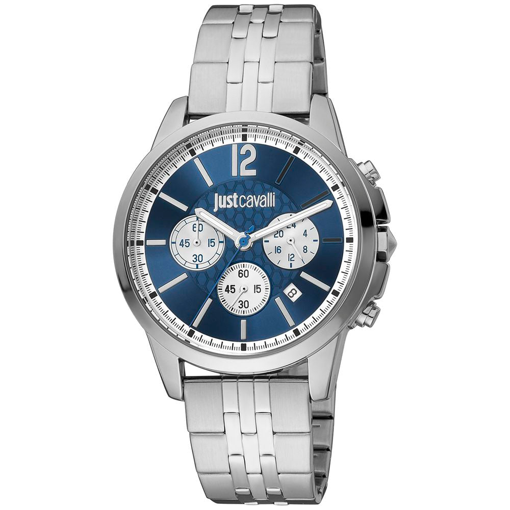 Just Cavalli Gray Stainless Steel Dress Watch