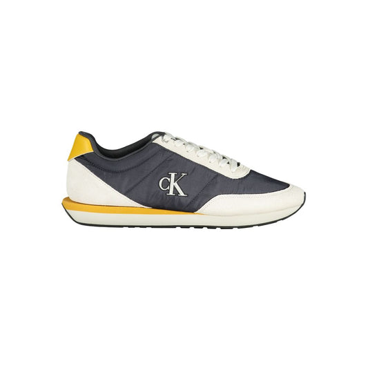 Calvin Klein Blue Recycled Polyester Men Sneaker - ClickThatClicks 