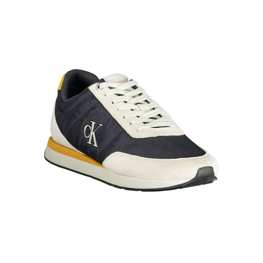 Calvin Klein Blue Recycled Polyester Men Sneaker - ClickThatClicks 