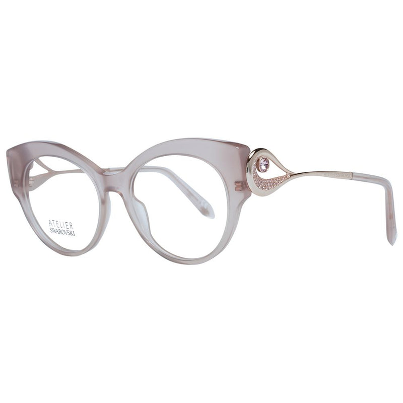 Atelier Swarovski Beige Plastic Glasses (Frames)