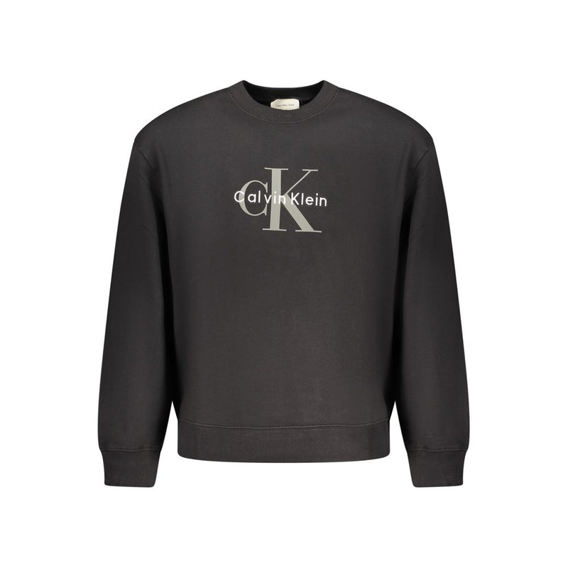 Calvin Klein Black Cotton Men Sweater