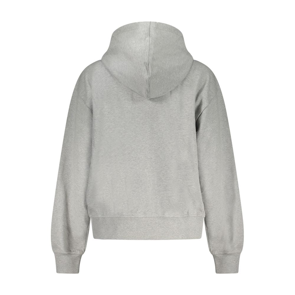 Calvin Klein Grigio Cotton Women's Hoodie - ClickThatClicks 
