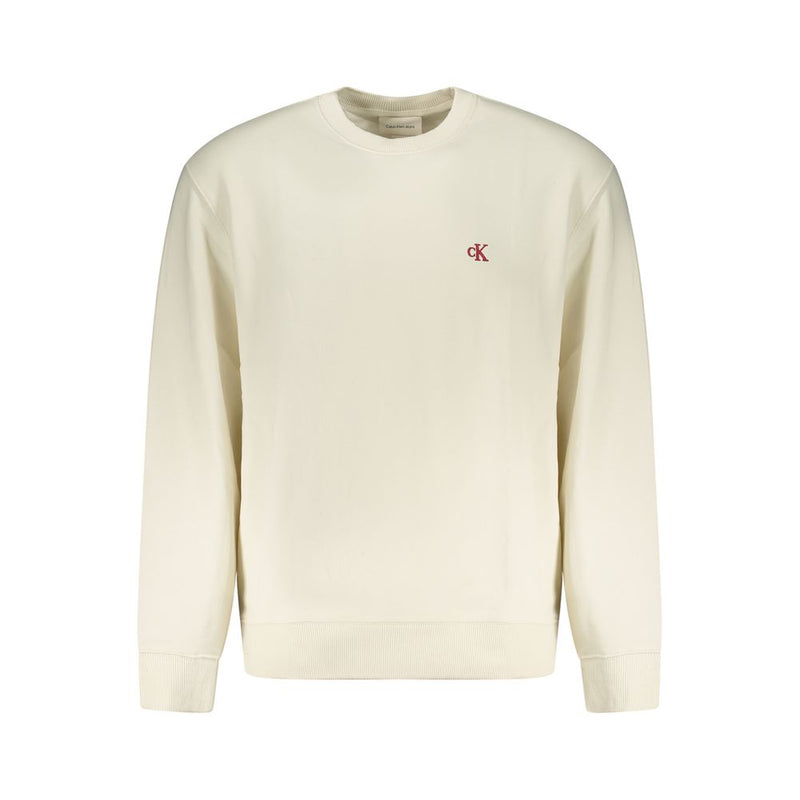 Calvin Klein White Cotton Sweatshirt