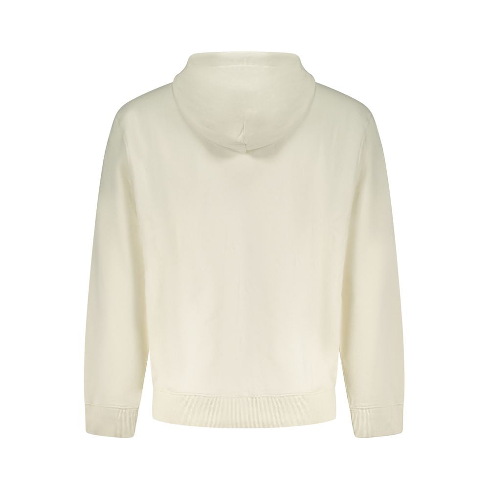 Calvin Klein White Cotton Men's Hoodie - ClickThatClicks 