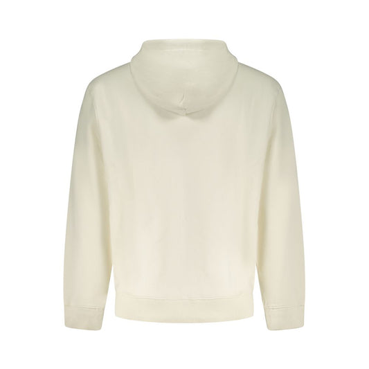 Calvin Klein White Cotton Men's Hoodie - ClickThatClicks 