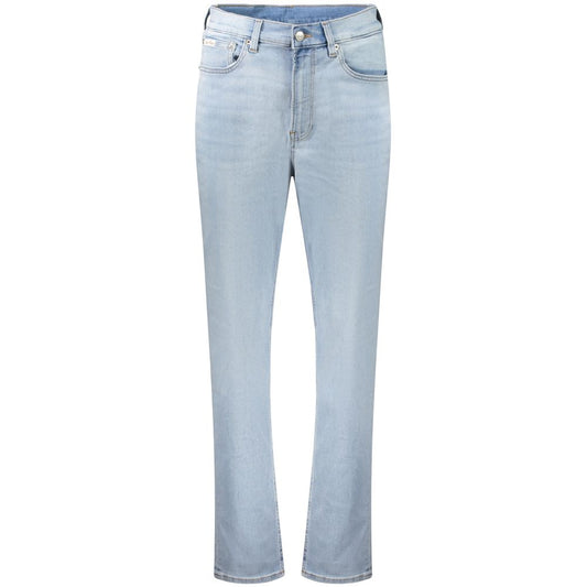 Calvin Klein Azzurro Cotton Women Jeans - ClickThatClicks 