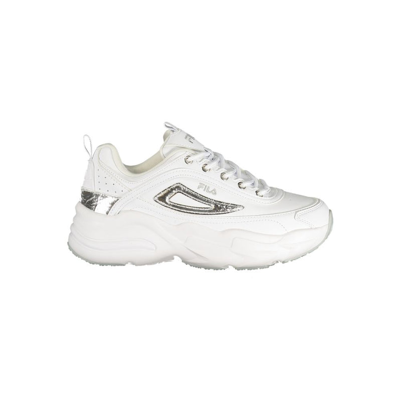 Fila White Polyester Women Sneaker