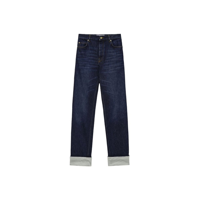 Loewe Blue Cotton Jeans Denim