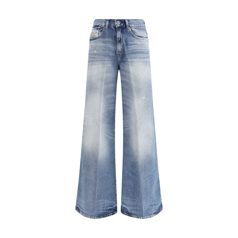 Diesel Blue Cotton Bootcut Jeans - ClickThatClicks 