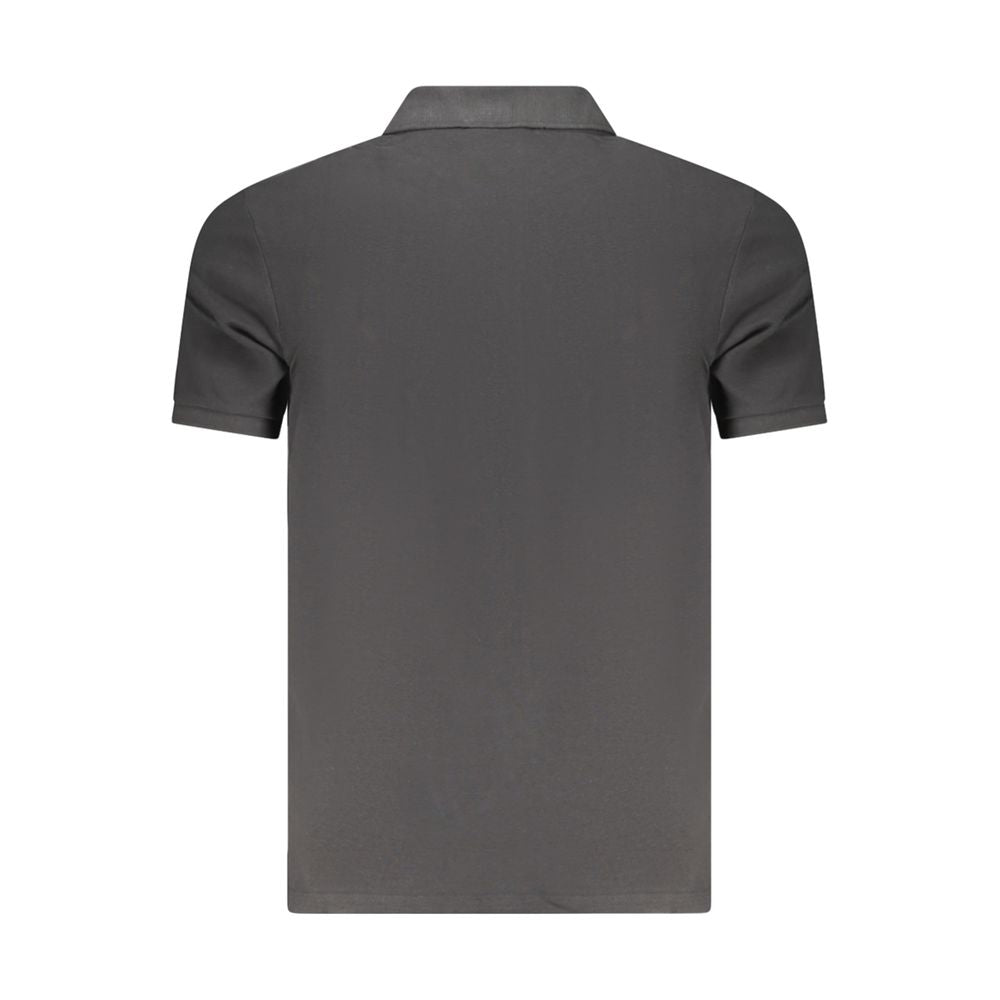 Calvin Klein Black Cotton Men Polo - ClickThatClicks 