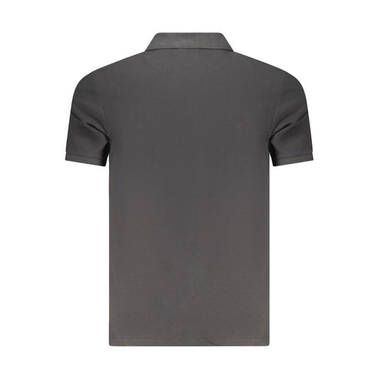 Calvin Klein Black Cotton Men Polo - ClickThatClicks 