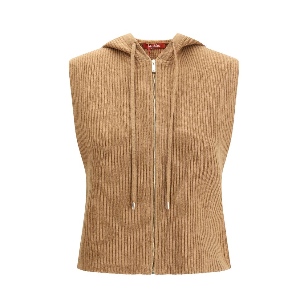 Max Mara Brown Wool Sweatshirt
