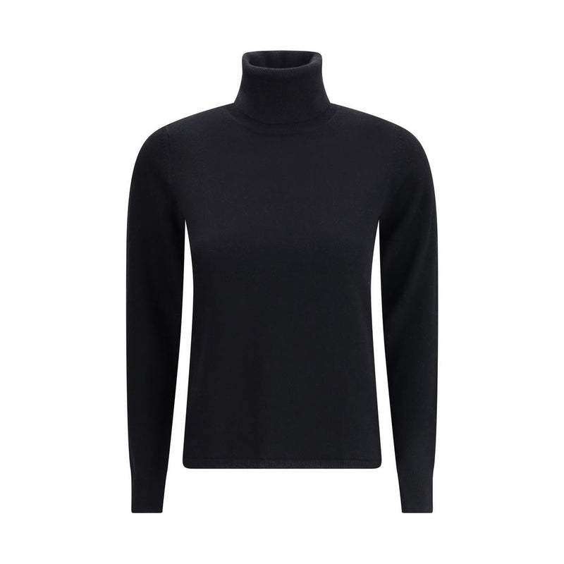 Max Mara Black Wool Turtleneck