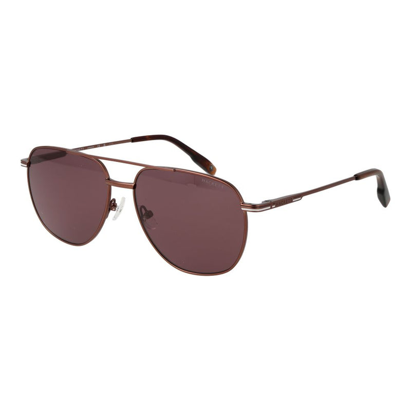 Hackett Brown Metal Sunglasses