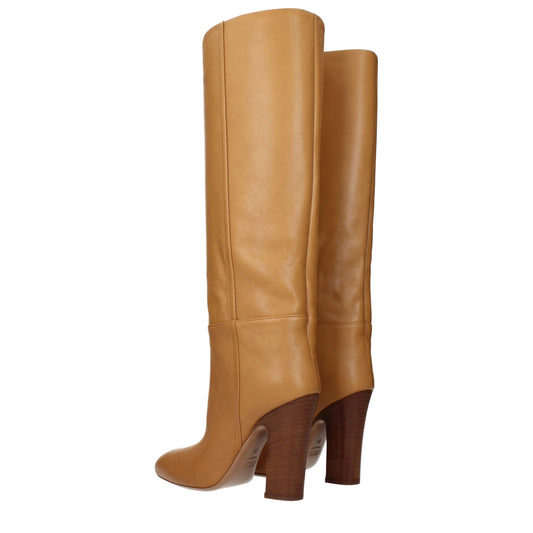 Paris Texas Brown Leather Boots - ClickThatClicks 