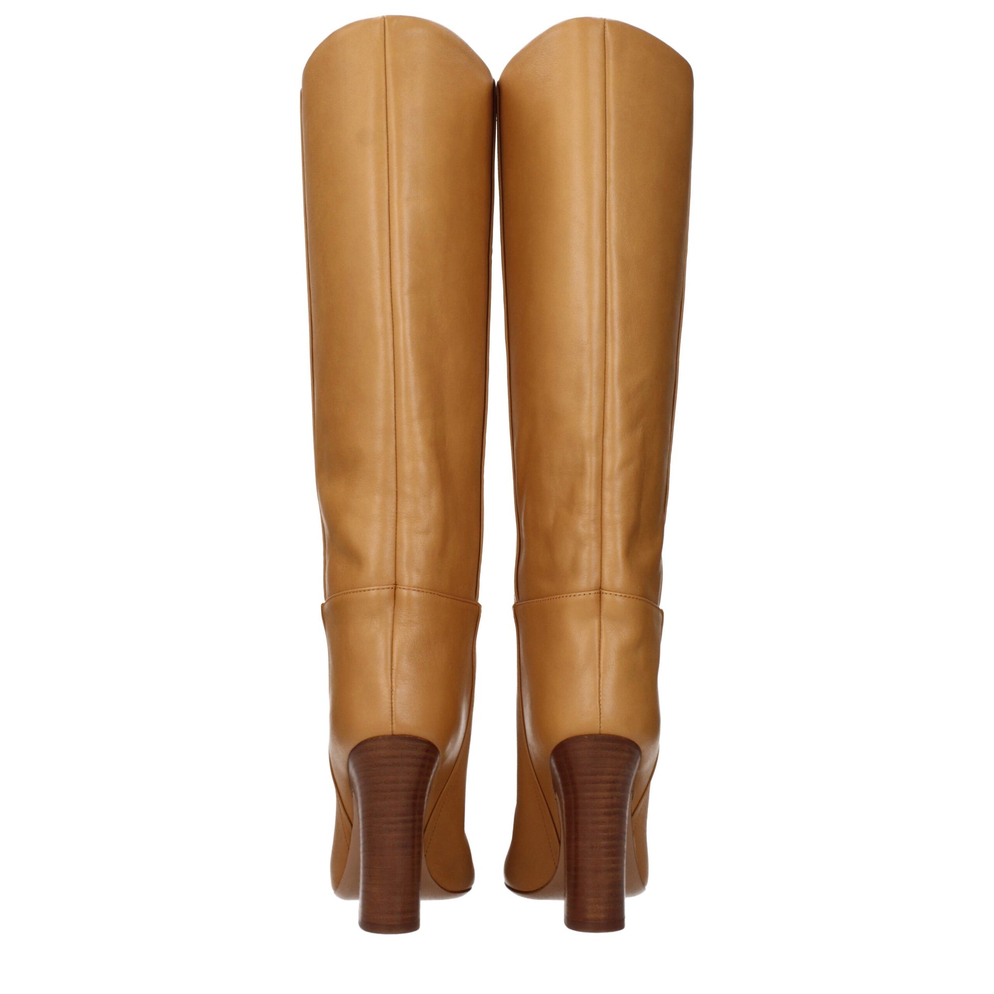 Paris Texas Brown Leather Boots - ClickThatClicks 