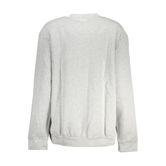 Cavalli Class Grigio Polyester Women Sweatshirt - ClickThatClicks 