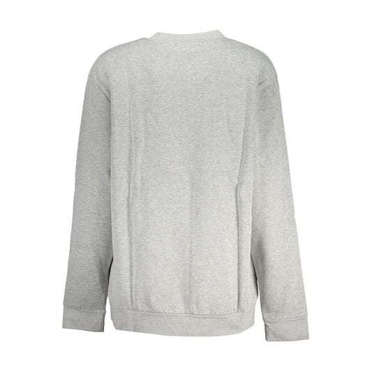 Cavalli Class Grigio Polyester Women Sweatshirt - ClickThatClicks 