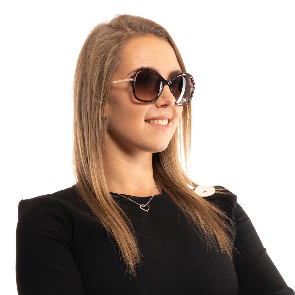 Guess Brown Metal & Plastic Sunglasses - ClickThatClicks 