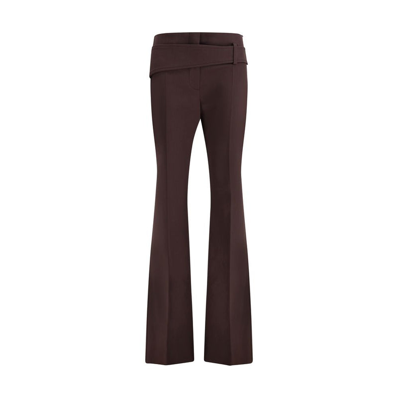 Max Mara Purple Polyester Dress Pants