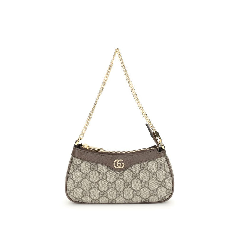 Gucci Beige Cotton Shoulder Bag