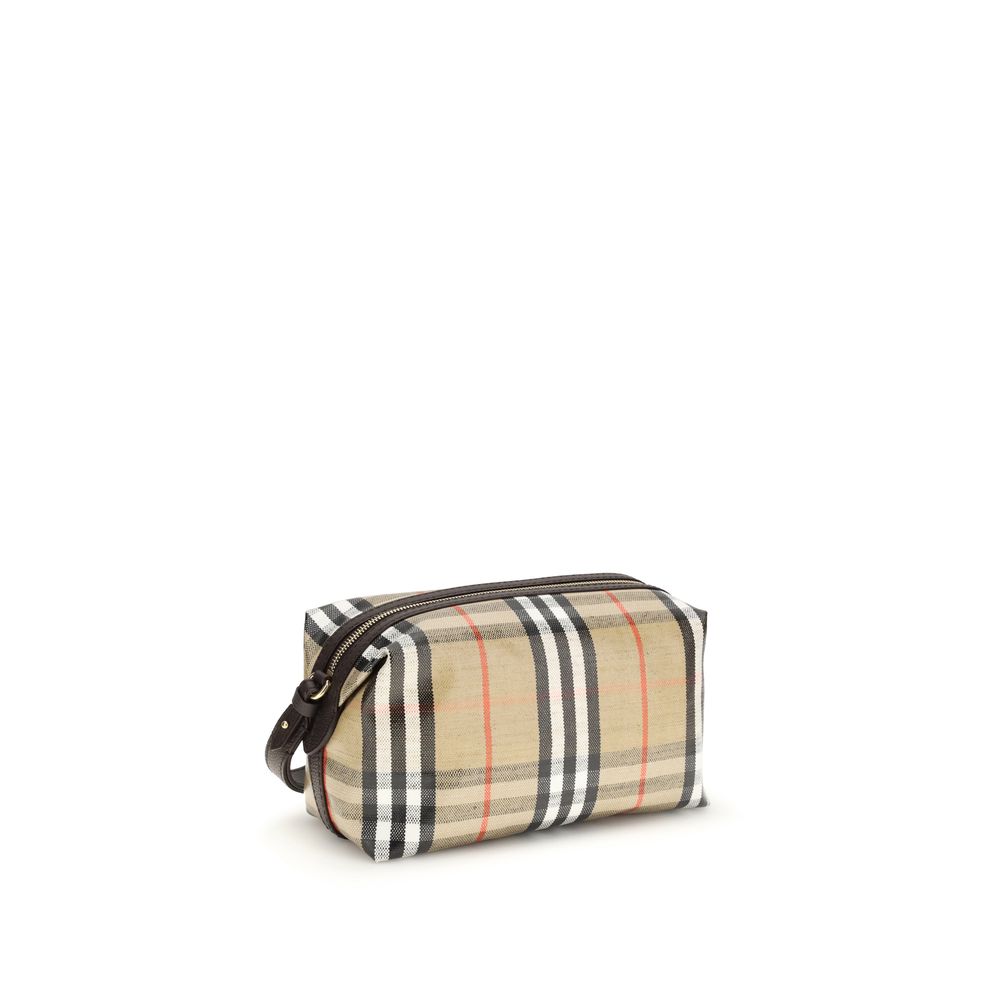 Burberry Beige Cotton Wallet - ClickThatClicks 
