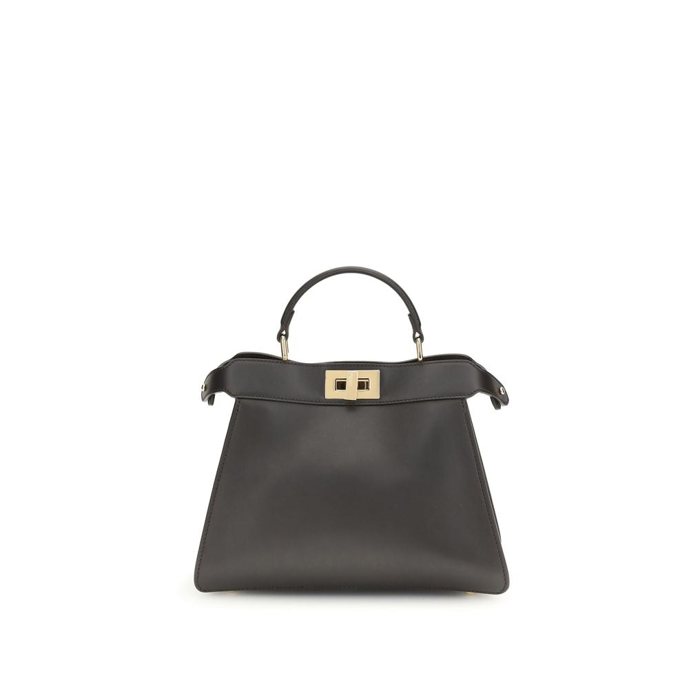 Fendi Brown Calf Leather Bos Taurus Handbag