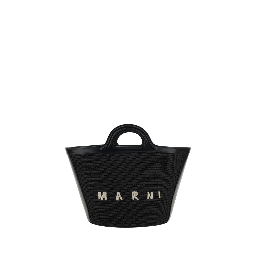 Marni Black Cotton Shoulder Bag - ClickThatClicks 
