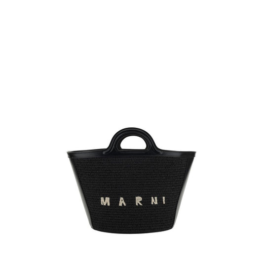 Marni Black Cotton Shoulder Bag - ClickThatClicks 