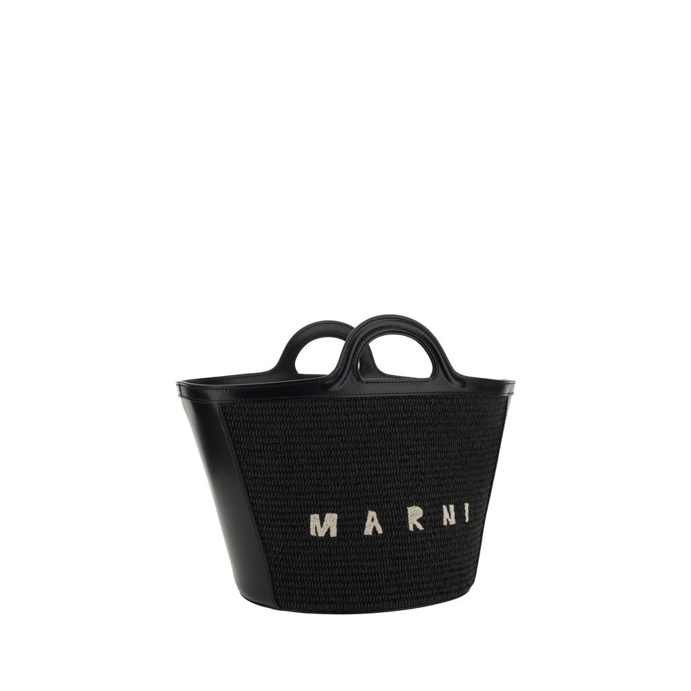 Marni Black Cotton Shoulder Bag - ClickThatClicks 