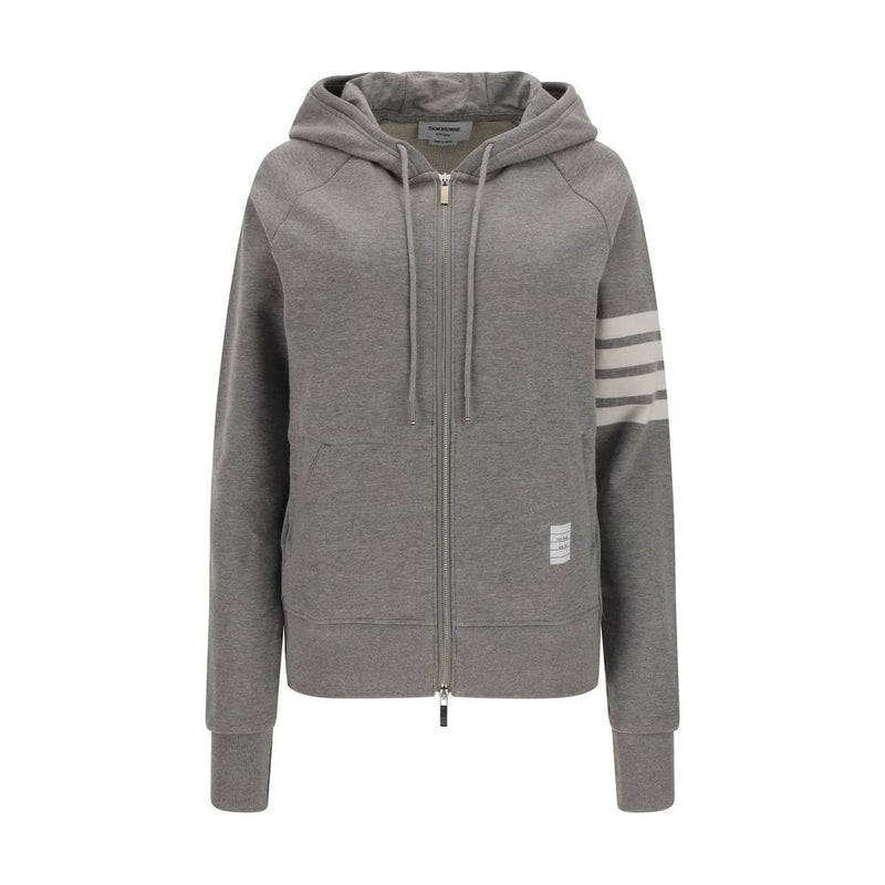 Thom Browne Gray Cotton Sweatshirt
