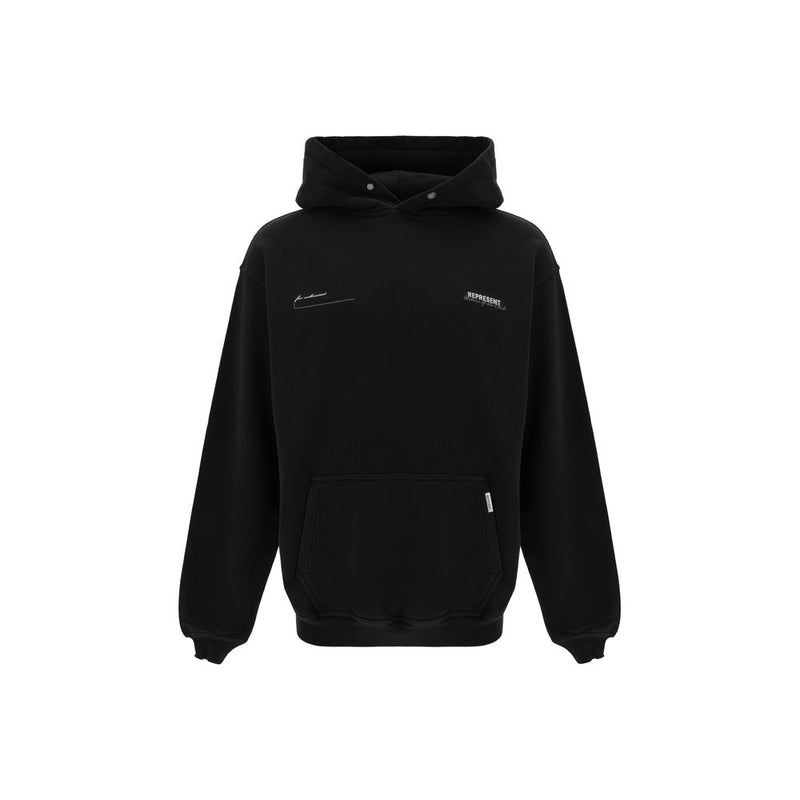 Represent Black Cotton Sweatshirt