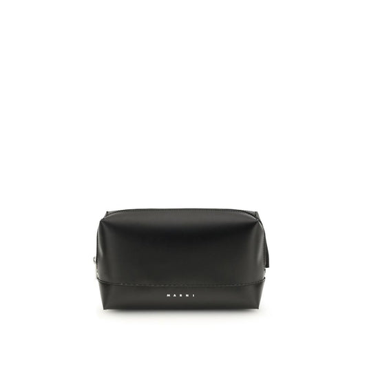 Marni Black Calf Leather Bos Taurus Shoulder Bag - ClickThatClicks 
