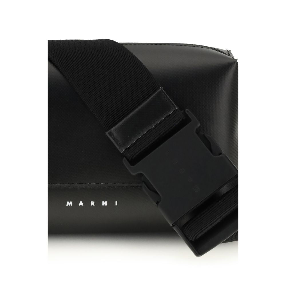 Marni Black Calf Leather Bos Taurus Shoulder Bag - ClickThatClicks 