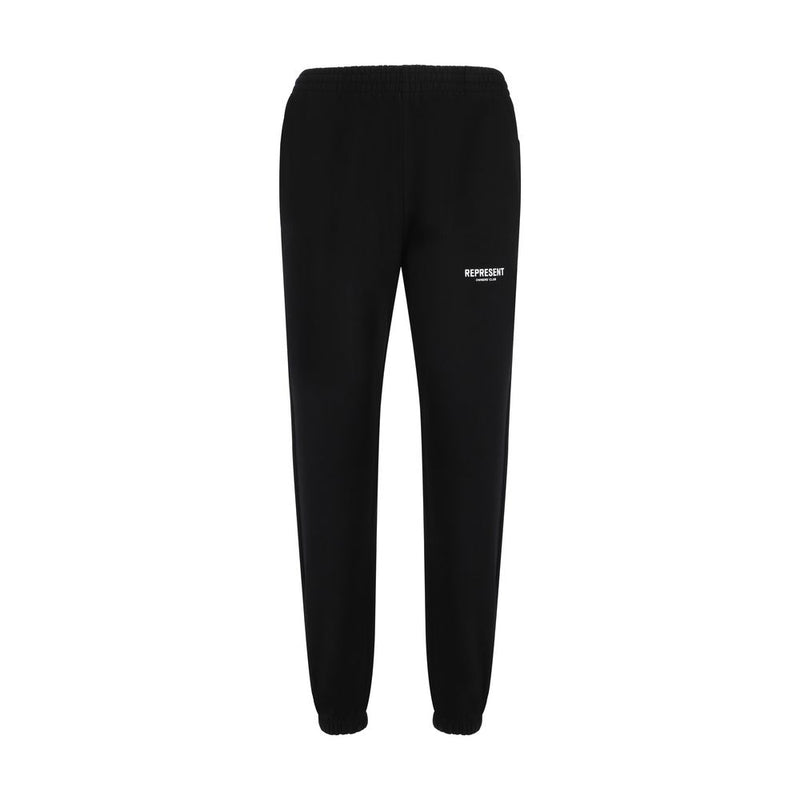 Represent Black Cotton Joggers (Workout Pants)