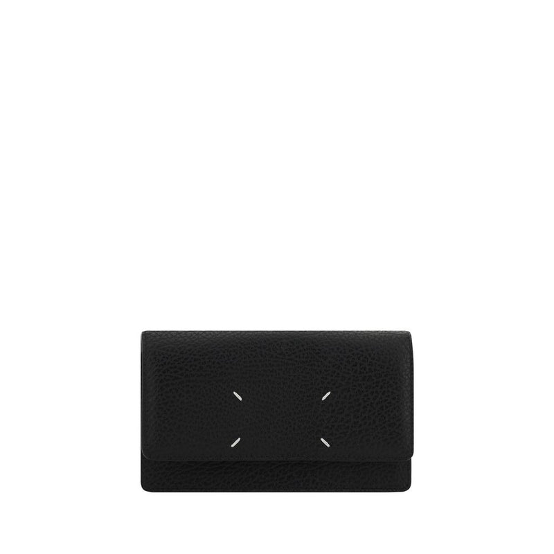 Margiela Black Calf Leather Bos Taurus Wallet