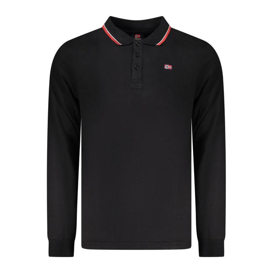 Norway 1963 Black Cotton Men Polo Shirt - ClickThatClicks 