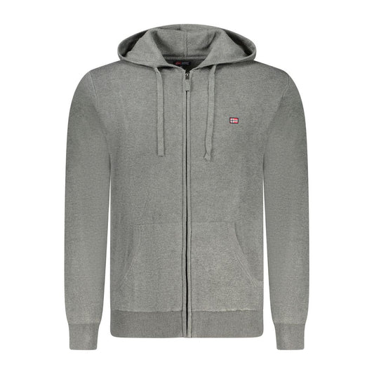 Norway 1963 Grigio Poliammide Mens Cardigan - ClickThatClicks 