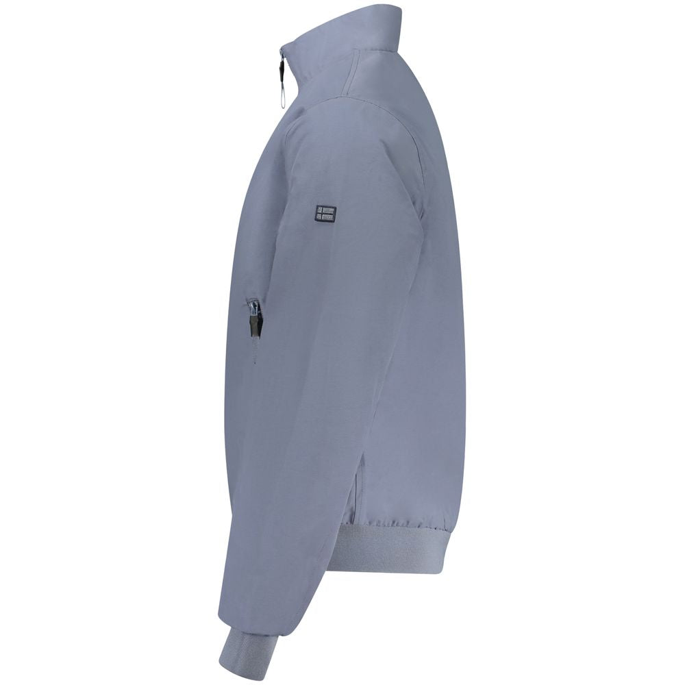 Norway 1963 Blue Cotton Men's Jacket - ClickThatClicks 